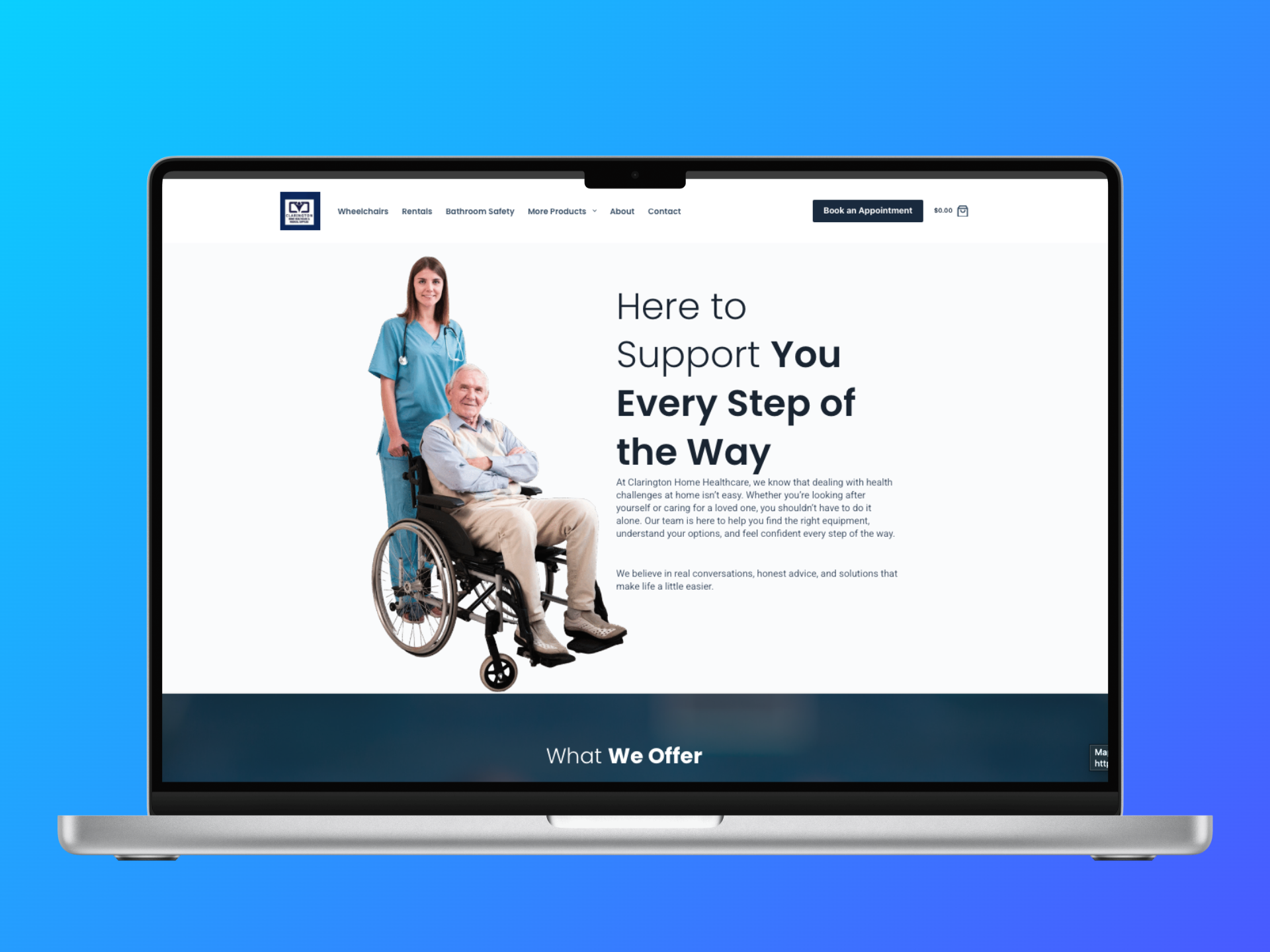 Clarington Medical E-commerce